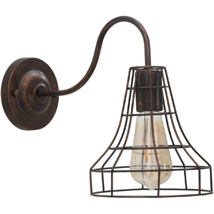 Mauro Ferretti applique industriale 34x18x27 cm scuro