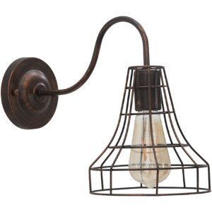 Mauro Ferretti applique industriale 34x18x27 cm scuro