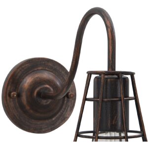 Mauro Ferretti applique industriale 34x18x27 cm scuro