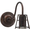 Mauro Ferretti applique industriale 34x18x27 cm scuro