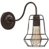 Mauro Ferretti applique industriale E27 33x15x27,5 cm scuro
