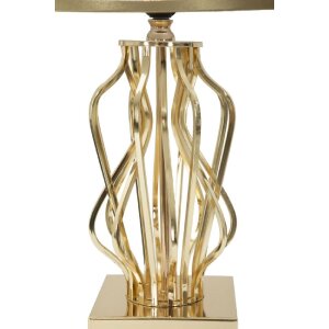 Mauro Ferretti lampada da tavolo Glam X E27 Ø 30x52 cm color oro crema