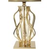 Mauro Ferretti lampada da tavolo Glam X E27 Ø 30x52 cm color oro crema