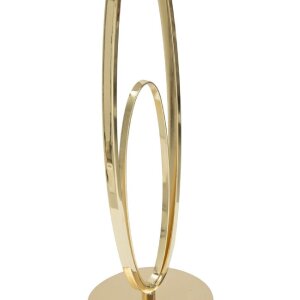 Mauro Ferretti lampada da tavolo Glam Flush E27 Ø 30x58 cm color oro crema