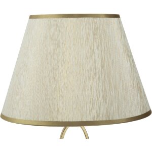 Mauro Ferretti lampada da tavolo Glam Flush E27 Ø 30x58 cm color oro crema