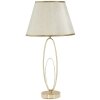 Mauro Ferretti lampada da tavolo Glam Flush E27 Ø 30x58 cm color oro crema