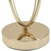Mauro Ferretti lampada da tavolo Glam Flush E27 Ø 30x58 cm color oro crema