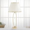 Mauro Ferretti lampada da tavolo Glam Flush E27 Ø 30x58 cm color oro crema
