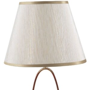 Mauro Ferretti lampada da tavolo Glam Flush E27 Ø 24x47 cm color oro crema