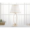 Mauro Ferretti lampada da tavolo Glam Flush E27 Ø 24x47 cm color oro crema