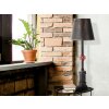 Mauro Ferretti lampada da tavolo Manhattan Single E27 Ø 21x64 cm rame nero