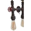 Mauro Ferretti applique industriale 5 luci E27 86x9x32 cm nero