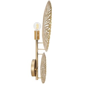 Mauro Ferretti applique Simple Glam E27 28,5x8x46 cm oro