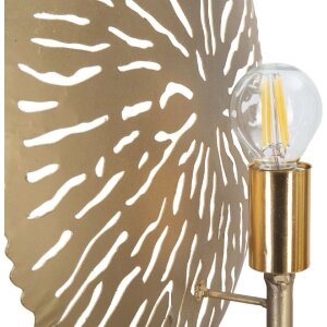 Mauro Ferretti applique Simple Glam E27 28,5x8x46 cm oro