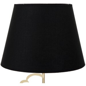 Mauro Ferretti lampada da tavolo Glam Harts E27 Ø 30x54,5 cm oro nero