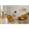 Mauro Ferretti lampada da tavolo Glam Harts E27 Ø 30x54,5 cm oro nero