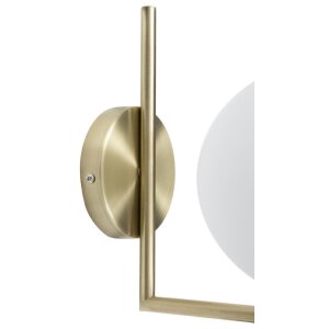 Mauro Ferretti applique Glamy E14 15x25x22 cm oro bianco