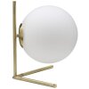 Mauro Ferretti lampada da tavolo Glamy Low E14 25x25x27 cm oro bianco