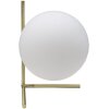 Mauro Ferretti lampada da tavolo Glamy Low E14 25x25x27 cm oro bianco