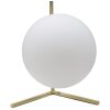 Mauro Ferretti lampada da tavolo Glamy Low E14 25x25x27 cm oro bianco