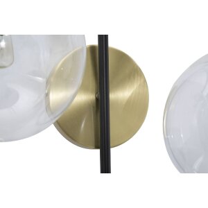 Mauro Ferretti applique 2 luci E14 36x24x45 cm oro nero