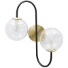 Mauro Ferretti applique 2 luci E14 36x24x45 cm oro nero