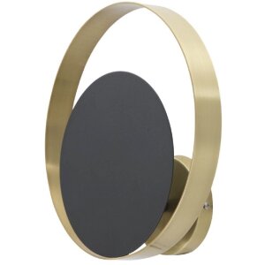 Mauro Ferretti applique Shuttle E14 25x8x25 cm oro nero