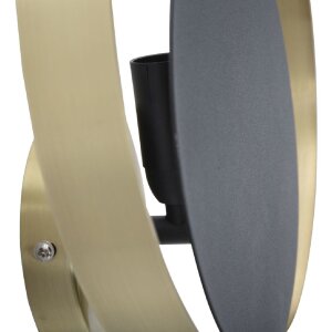 Mauro Ferretti applique Shuttle E14 25x8x25 cm oro nero