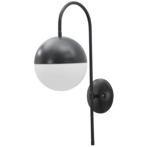 Mauro Ferretti applique Darky street E14 19x31x51 cm nero bianco