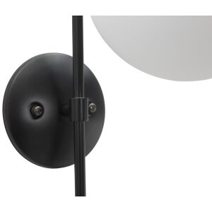 Mauro Ferretti applique Darky street E14 19x31x51 cm nero bianco