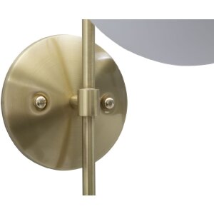 Mauro Ferretti applique Glamy street E14 19x31x51 cm oro bianco
