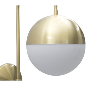 Mauro Ferretti applique Glamy street E14 19x31x51 cm oro bianco