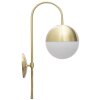 Mauro Ferretti applique Glamy street E14 19x31x51 cm oro bianco