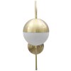 Mauro Ferretti applique Glamy street E14 19x31x51 cm oro bianco