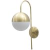 Mauro Ferretti applique Glamy street E14 19x31x51 cm oro bianco