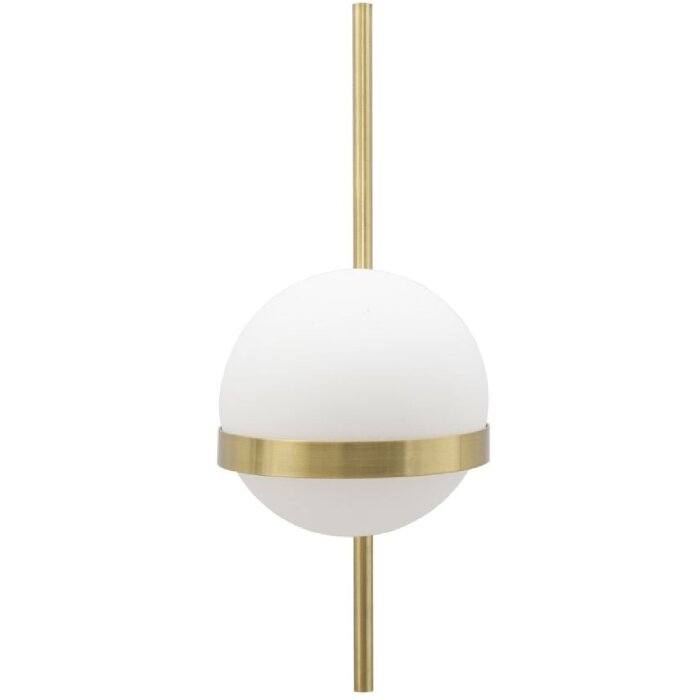 Mauro Ferretti applique Glamy cerchio E14 15x20x40 cm oro bianco