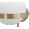 Mauro Ferretti applique Glamy cerchio E14 15x20x40 cm oro bianco