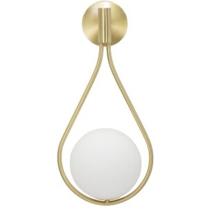 Mauro Ferretti applique Glamy Ablegen E14 24x20x52 cm oro bianco