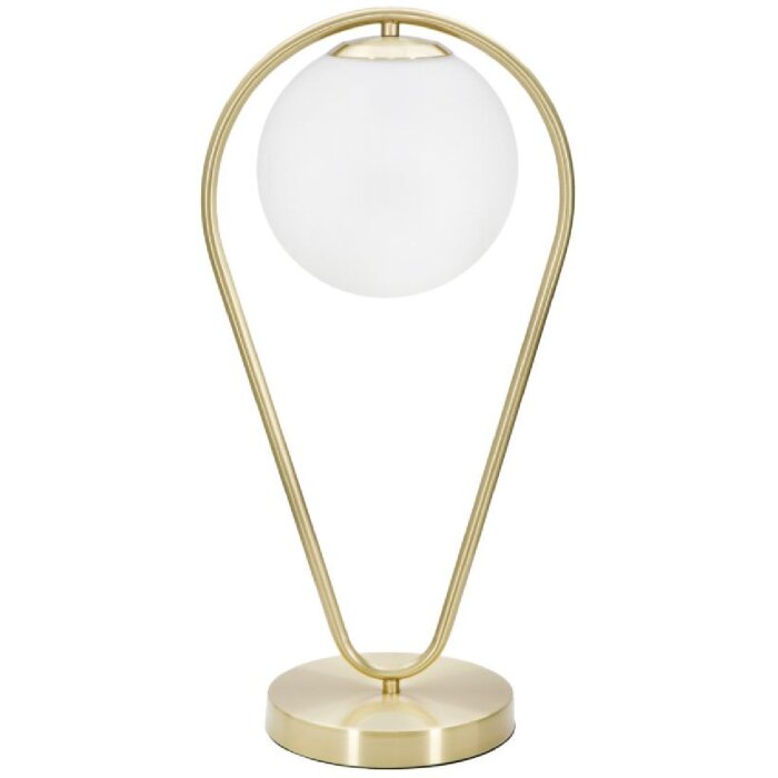 Mauro Ferretti lampada da tavolo Glamy Ablegen E14 25x18x50 cm bianco oro