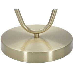 Mauro Ferretti lampada da tavolo Glamy Ablegen E14 25x18x50 cm bianco oro