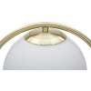 Mauro Ferretti lampada da tavolo Glamy Ablegen E14 25x18x50 cm bianco oro