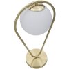 Mauro Ferretti lampada da tavolo Glamy Ablegen E14 25x18x50 cm bianco oro