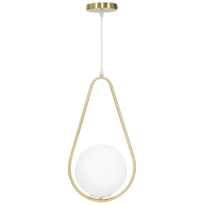 Mauro Ferretti plafoniera Glamy Ablegen E14 24x20x46 cm bianco oro