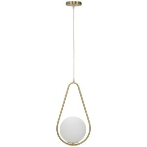 Mauro Ferretti plafoniera Glamy Ablegen E14 24x20x46 cm bianco oro