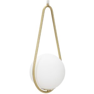 Mauro Ferretti plafoniera Glamy Ablegen E14 24x20x46 cm bianco oro