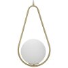 Mauro Ferretti plafoniera Glamy Ablegen E14 24x20x46 cm bianco oro