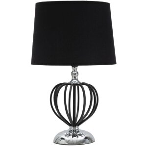 Mauro Ferretti Darky lampada da tavolo argento E27...