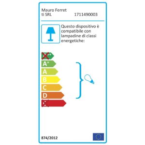 Mauro Ferretti Darky lampada da tavolo argento E27 Ø 28x44,5 cm nero argento