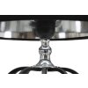 Mauro Ferretti Darky lampada da tavolo argento E27 Ø 28x44,5 cm nero argento