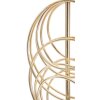 Mauro Ferretti Circly lampada da tavolo E27 Ø 22,5x65 cm oro nero